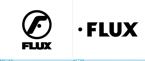 flux Logo, Before and After