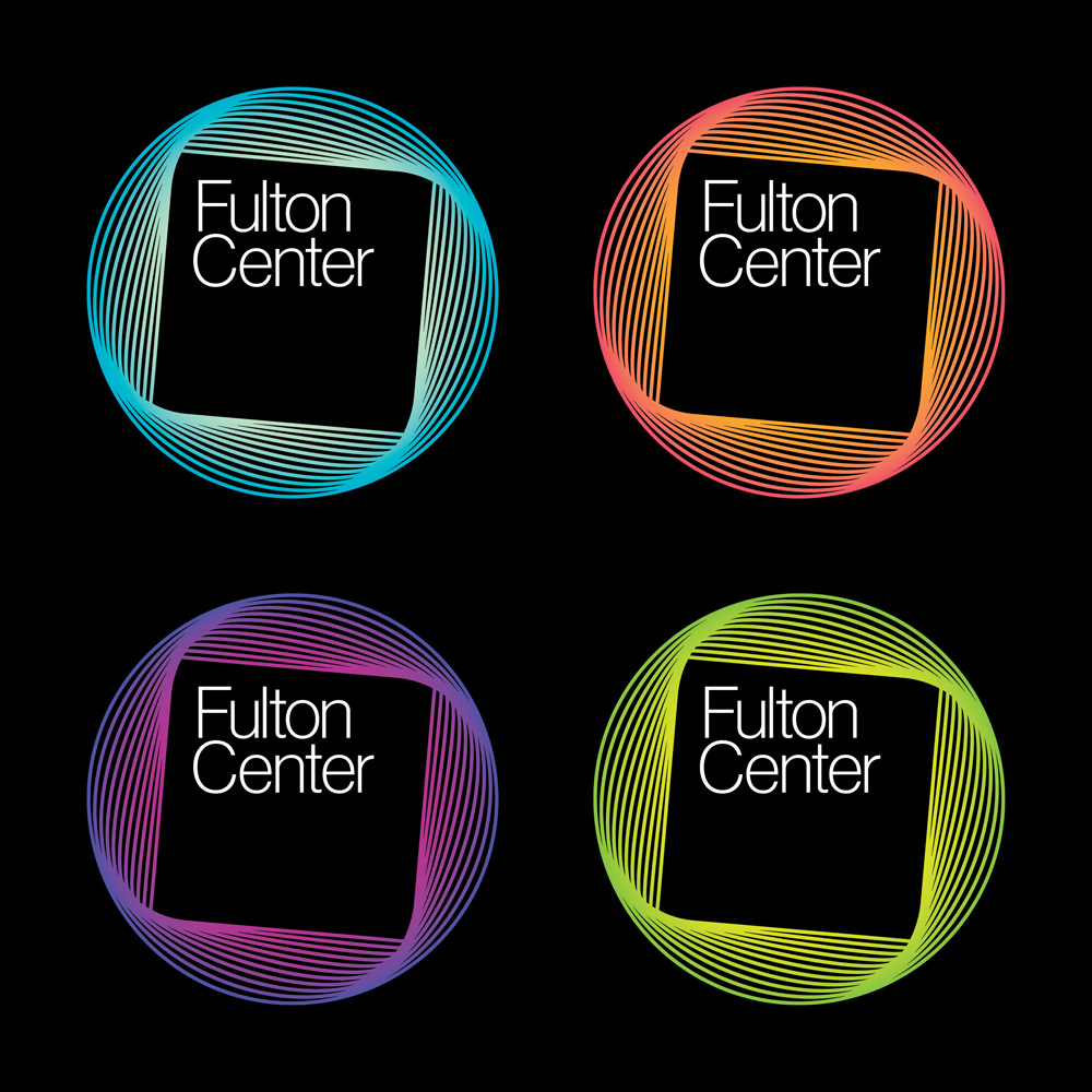 New Logo for Fulton Center by Pentagram