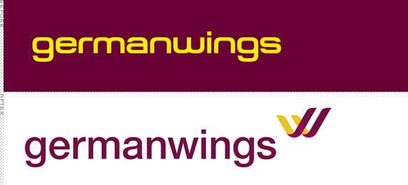 Germanwings Logo, Before and After