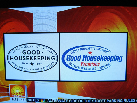 Good Housekeeping Seal on Today