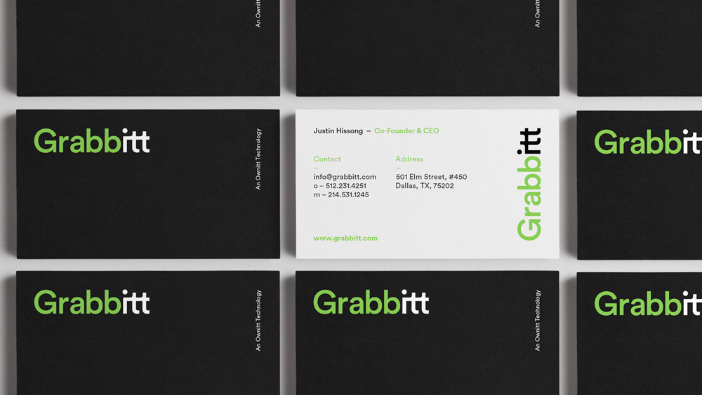 New Logo and Identity for Grabbitt by DIA