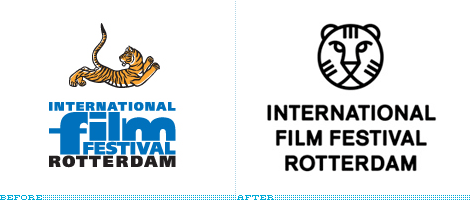 International Film Festival Rotterdam Logo, Before and After