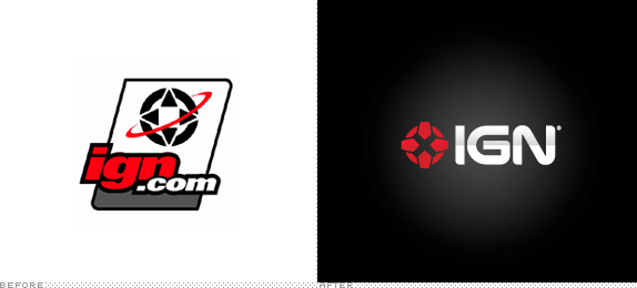 IGN Logo, Before and After