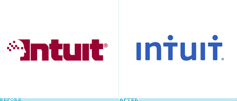 Intuit Logo, Before and After