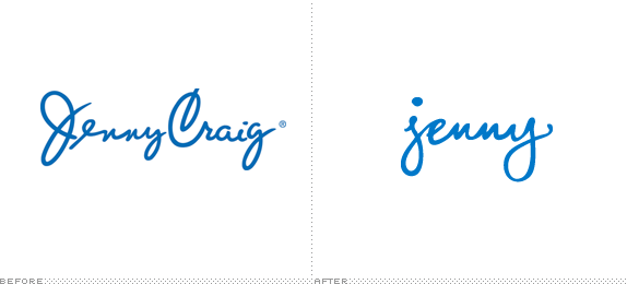 Jenny Logo, Before and After