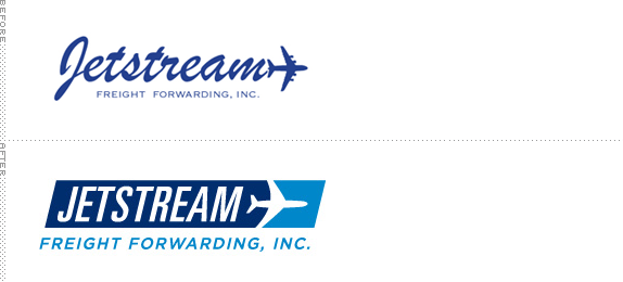 Jetstream Logo, Before and After