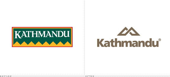 Kathmandu Logo, Before and After