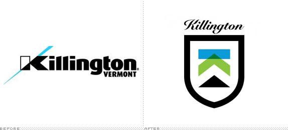 Killington Logo, Before and After