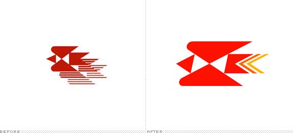 Korea Post Logo, Before and After