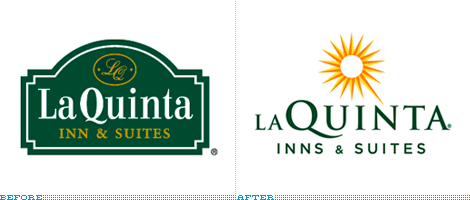 La Quinta Logo, Before and After