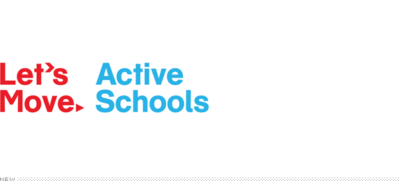 Let's Move Active Schools Logo, New
