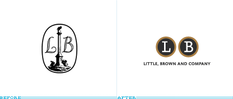 Little, Brown and Company Logo, Before and After