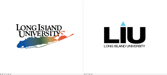 LIU Logo, Before and After