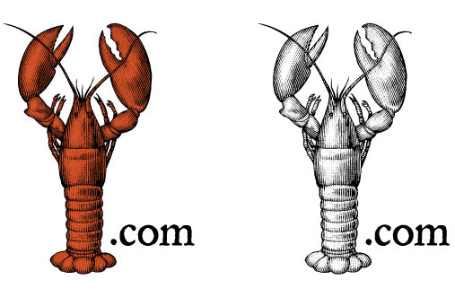 Lobster.com Logo, Detail