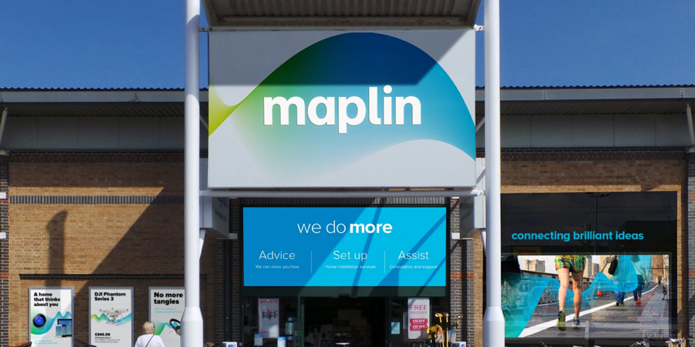 New Logo and Identity for Maplin by SomeOne