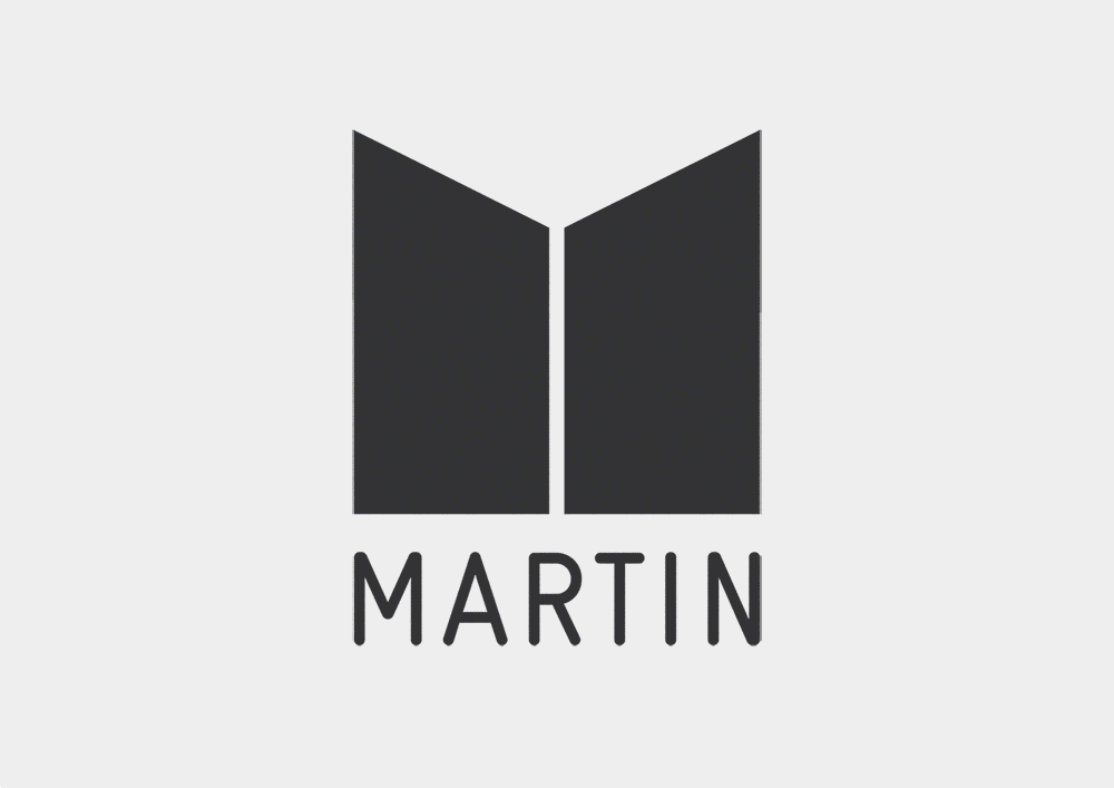 New Logo and Identity for Martin by Born & Raised