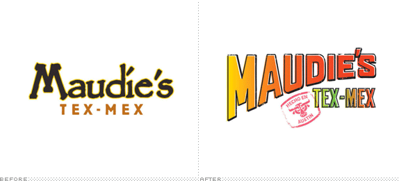 Maudie's Logo, Before and After