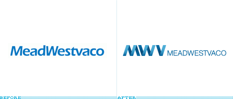 MeadWestvaco Logo, Before and After