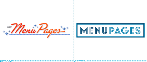 MenuPages Logo, Before and After