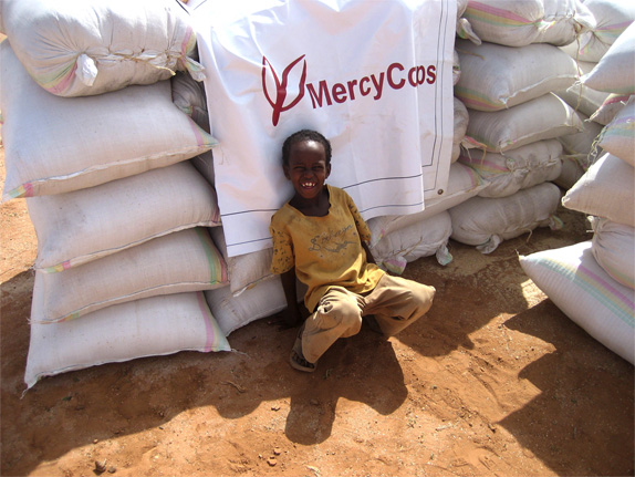 Mercy Corps Logo, In the Field