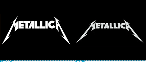 Metallica Logo, Before and After