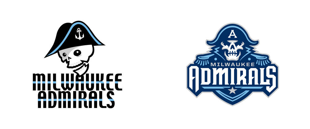 New Logos for Milwaukee Admirals by Studio Simon