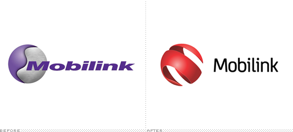 Mobilink Logo, Before and After