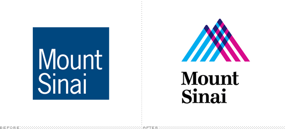 Mount Sinai Logo, Before and After