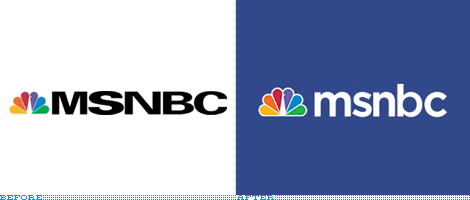 msnbc.com Logo, Before and After