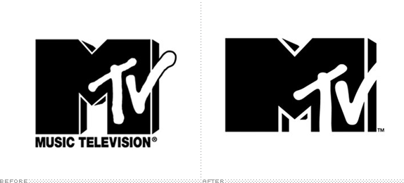 MTV Logo, Before and After