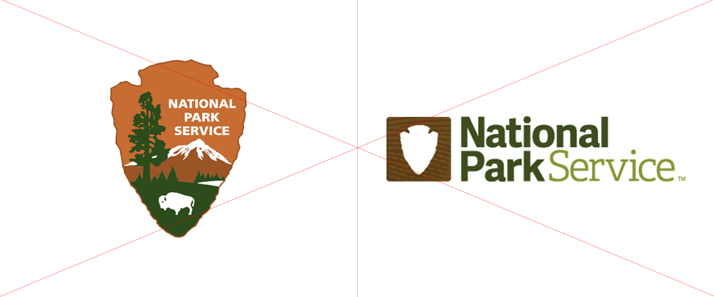 New Logos for National Park Foundation and Service by Grey