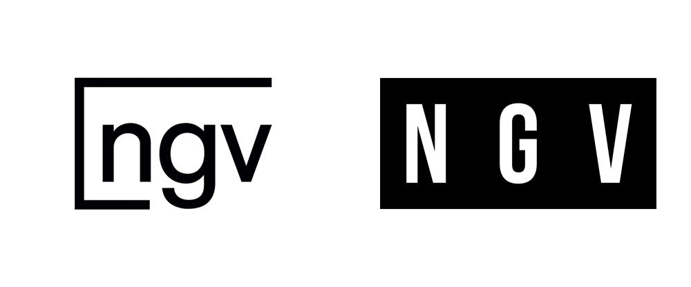 New Logo and Identity for NGV by 3 Deep