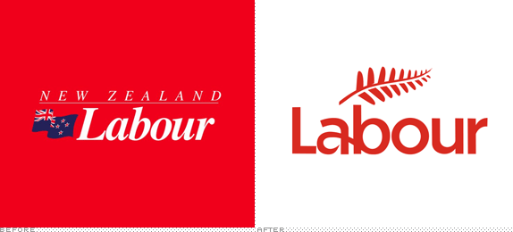 Labour Party Logo, Before and After