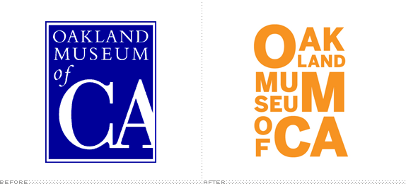 Oakland Museum of California Logo, Before and After