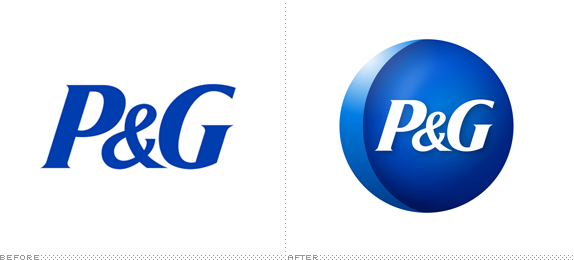 P&G Logo, Before and After