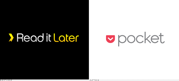 Pocket Logo, Before and After