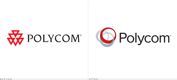 Polycom Logo, Before and After