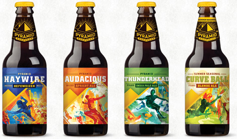 Pyramid Breweries Bottles, New