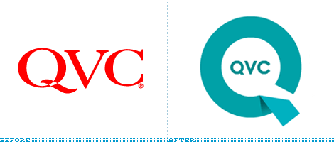 QVC Logo, Before and After