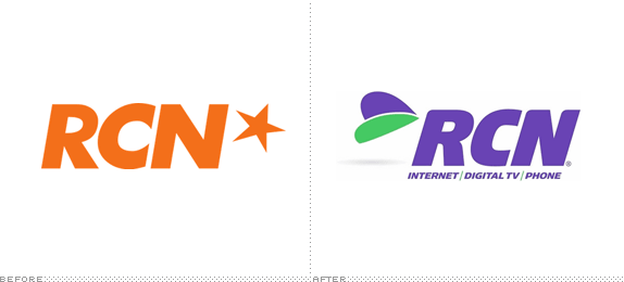 RCN Logo, Before and After