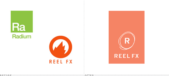 Reel FX Logo, Before and After