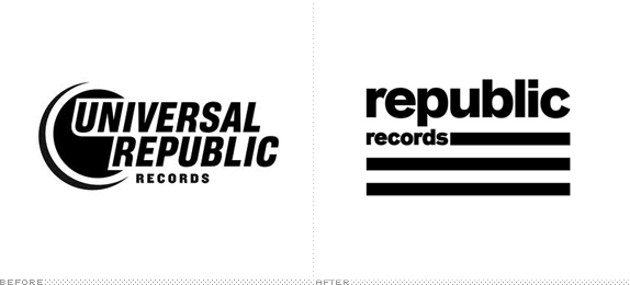 Republic Records Logo, Before and After