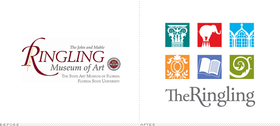 The Ringling Logo, Before and After