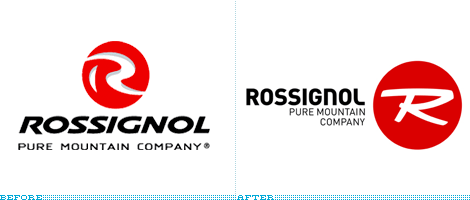 Rossignol Logo, Before and After