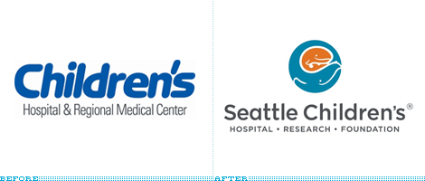 Seattle Children's Logo, Before and After
