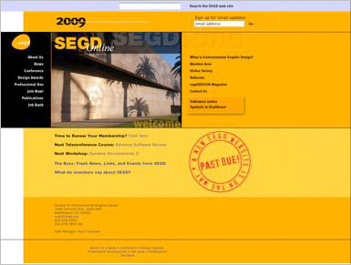 SEGD Old Web Site