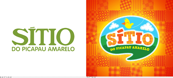 Sitio do Picapau Amarelo Logo, Before and After