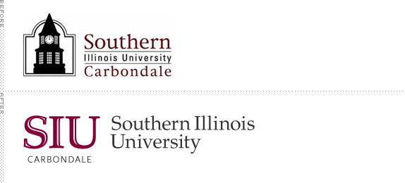 SIU Logo, Before and After