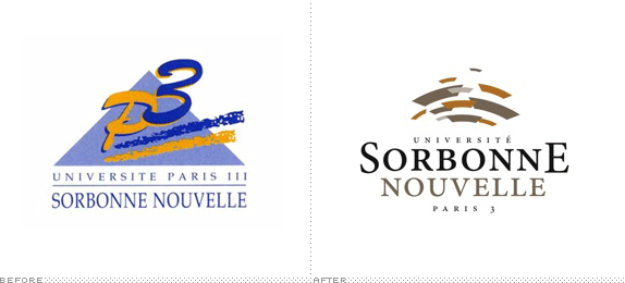 Université Sorbonne Nouvelle Paris3 Logo, Before and After