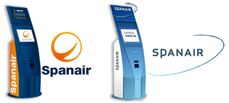Spanair Logo Options